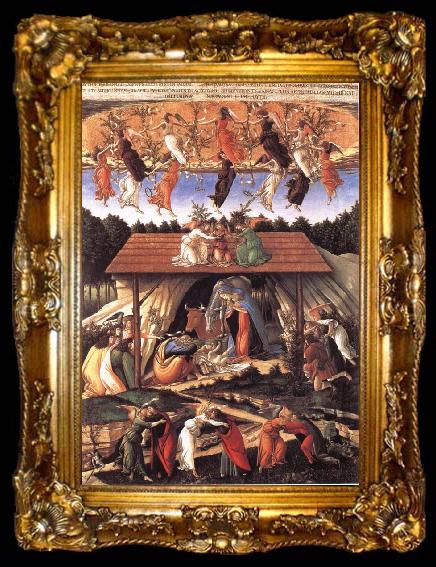framed  Sandro Botticelli Mystic Nativity, ta009-2